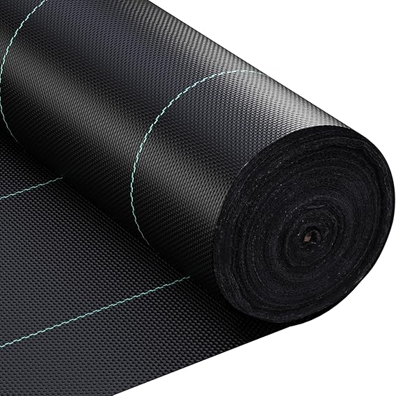 Doniks 6.5x330ft Driveway Fabric,3.5OZ Commercial Heavy Duty Weed Barrier Fabric, Garden Landscape Fabric,French Drain Fabric for Erosion Control,Landscape Fabric,Weed Barrier,Construction Projects